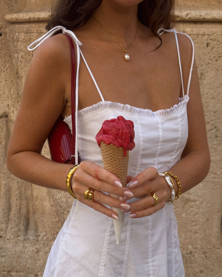 Customer wearing the product